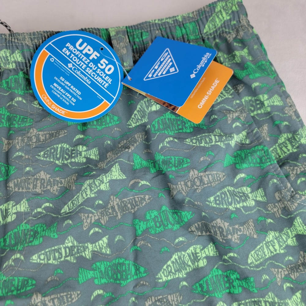 Columbia Super Backcast Water Shorts Mens XXL 2TG 6" Inseam Fishing Pool NEW